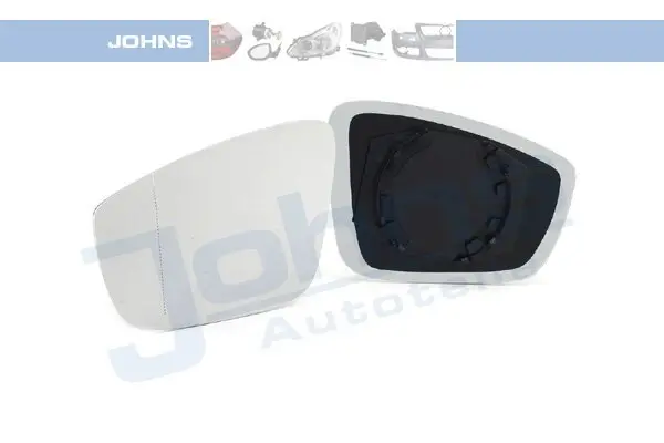 Spiegelglas, Außenspiegel links JOHNS 95 06 37-80