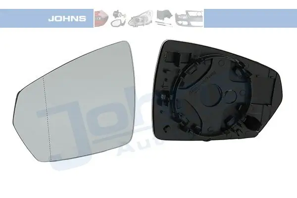 Spiegelglas, Außenspiegel links JOHNS 95 28 37-80