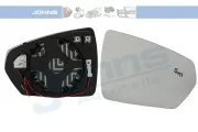 Spiegelglas, Außenspiegel rechts JOHNS 95 28 38-83