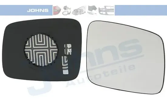 Spiegelglas, Außenspiegel rechts JOHNS 95 66 38-81 Bild Spiegelglas, Außenspiegel rechts JOHNS 95 66 38-81