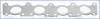 Dichtung, Abgaskrümmer AJUSA 13122300 Bild Dichtung, Abgaskrümmer AJUSA 13122300
