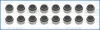 Dichtungssatz, Ventilschaft AJUSA 57033000