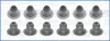 Dichtungssatz, Ventilschaft AJUSA 57073400