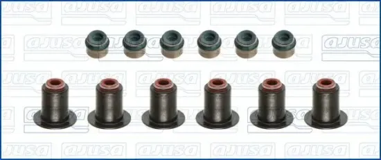 Dichtungssatz, Ventilschaft AJUSA 57077400 Bild Dichtungssatz, Ventilschaft AJUSA 57077400