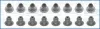 Dichtungssatz, Ventilschaft AJUSA 57079500