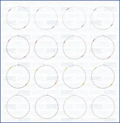 Dichtungssatz, Zylinderlaufbuchse AJUSA 60001400 Bild Dichtungssatz, Zylinderlaufbuchse AJUSA 60001400