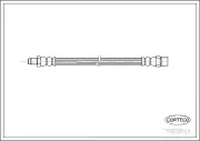 Bremsschlauch Vorderachse CORTECO 19018153