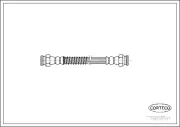 Bremsschlauch Hinterachse CORTECO 19018161