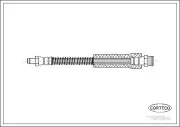 Bremsschlauch vorne hinten CORTECO 19018166