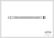Bremsschlauch Vorderachse CORTECO 19018170