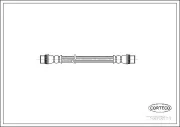 Bremsschlauch Hinterachse CORTECO 19018173