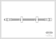 Bremsschlauch Vorderachse CORTECO 19018186