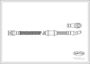 Bremsschlauch Vorderachse CORTECO 19018200
