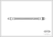 Bremsschlauch Vorderachse CORTECO 19018443