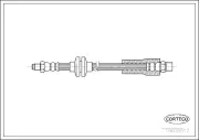 Bremsschlauch Vorderachse CORTECO 19018517