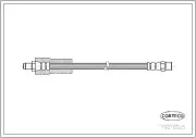 Bremsschlauch Hinterachse CORTECO 19018525