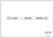 Bremsschlauch Vorderachse CORTECO 19018652