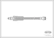 Bremsschlauch Vorderachse CORTECO 19018665