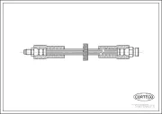 Bremsschlauch Hinterachse CORTECO 19018673