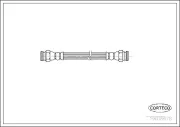 Bremsschlauch Hinterachse CORTECO 19018678