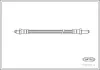 Bremsschlauch Hinterachse CORTECO 19018774