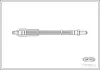 Bremsschlauch Vorderachse CORTECO 19018805