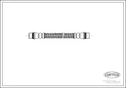 Bremsschlauch Hinterachse CORTECO 19018889