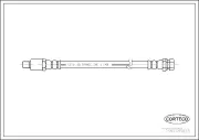 Bremsschlauch Vorderachse CORTECO 19018903