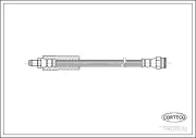Bremsschlauch Vorderachse CORTECO 19020032