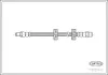 Bremsschlauch Vorderachse CORTECO 19020442
