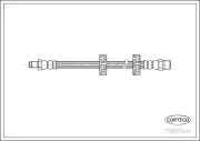 Bremsschlauch Vorderachse CORTECO 19020442