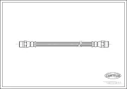 Bremsschlauch Hinterachse CORTECO 19020655