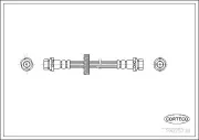 Bremsschlauch Hinterachse CORTECO 19025739
