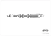 Bremsschlauch Hinterachse CORTECO 19025848