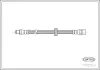 Bremsschlauch Vorderachse CORTECO 19025852