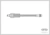 Bremsschlauch Vorderachse CORTECO 19025874