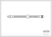 Bremsschlauch Vorderachse CORTECO 19025910