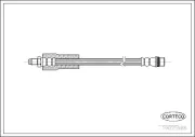 Bremsschlauch Vorderachse CORTECO 19025988