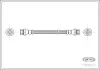 Bremsschlauch Hinterachse CORTECO 19026274