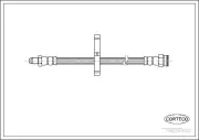Bremsschlauch Hinterachse CORTECO 19026400