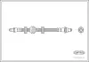 Bremsschlauch Hinterachse CORTECO 19026461
