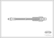 Bremsschlauch Vorderachse CORTECO 19026692