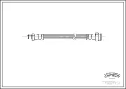 Bremsschlauch Hinterachse CORTECO 19027934