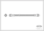 Bremsschlauch Hinterachse CORTECO 19030136