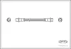 Bremsschlauch Hinterachse CORTECO 19030329