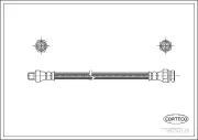 Bremsschlauch Hinterachse CORTECO 19030335