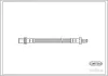 Bremsschlauch vorne hinten CORTECO 19030340