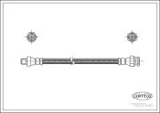 Bremsschlauch Hinterachse CORTECO 19030445