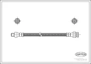 Bremsschlauch Vorderachse CORTECO 19030446