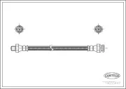 Bremsschlauch Vorderachse CORTECO 19030447